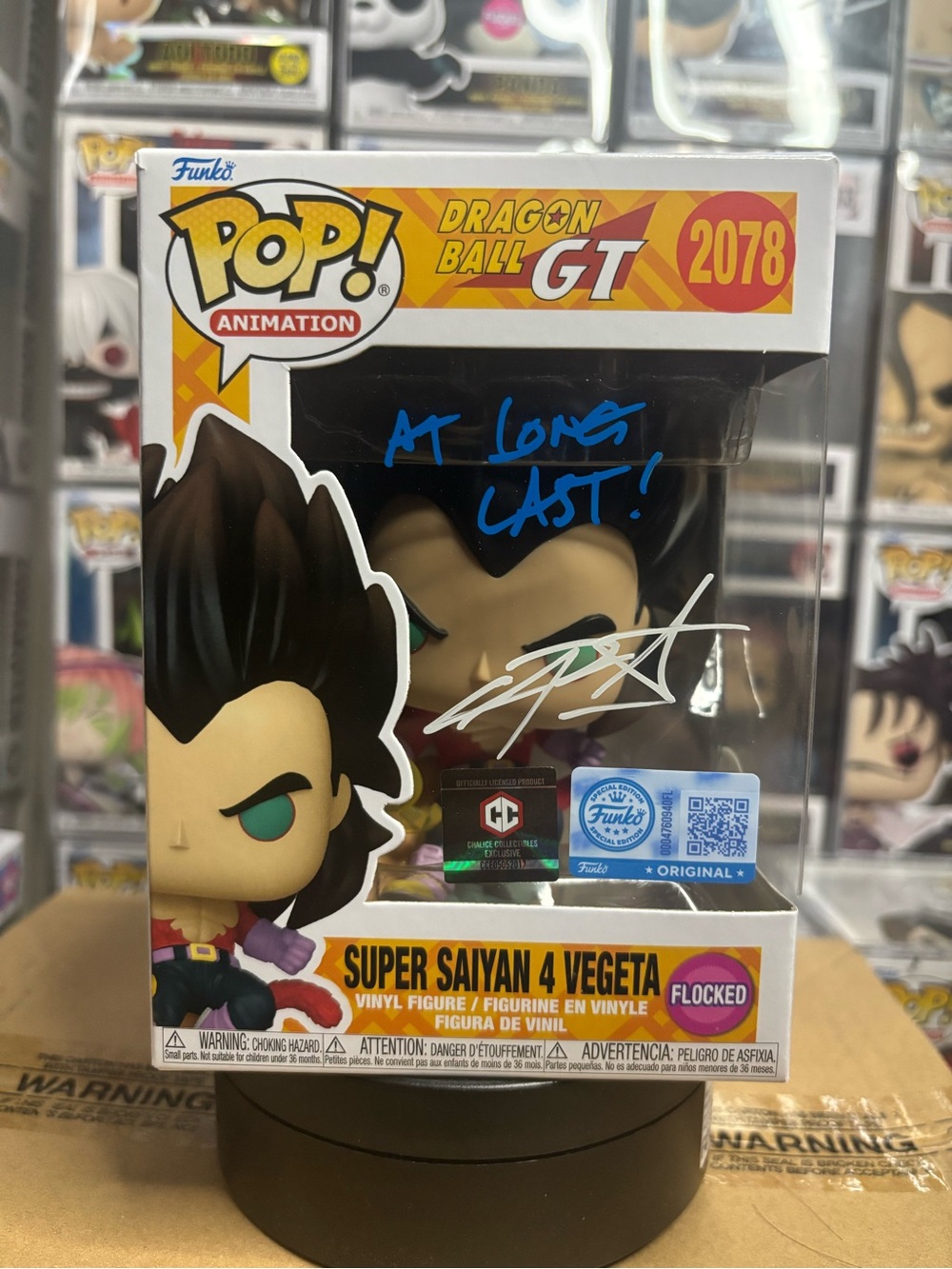 Vegeta signed and quoted